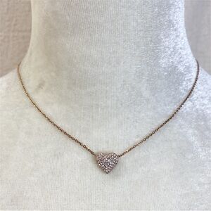 Michael Kors Rose Gold-Tone Brilliance Necklace